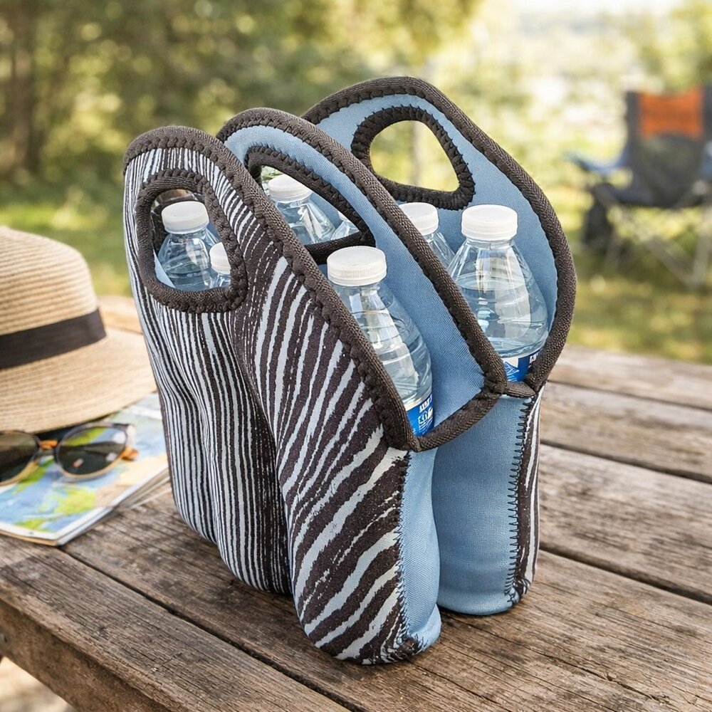 BUILT Six Pack Bottle Carrier Neoprene Tote